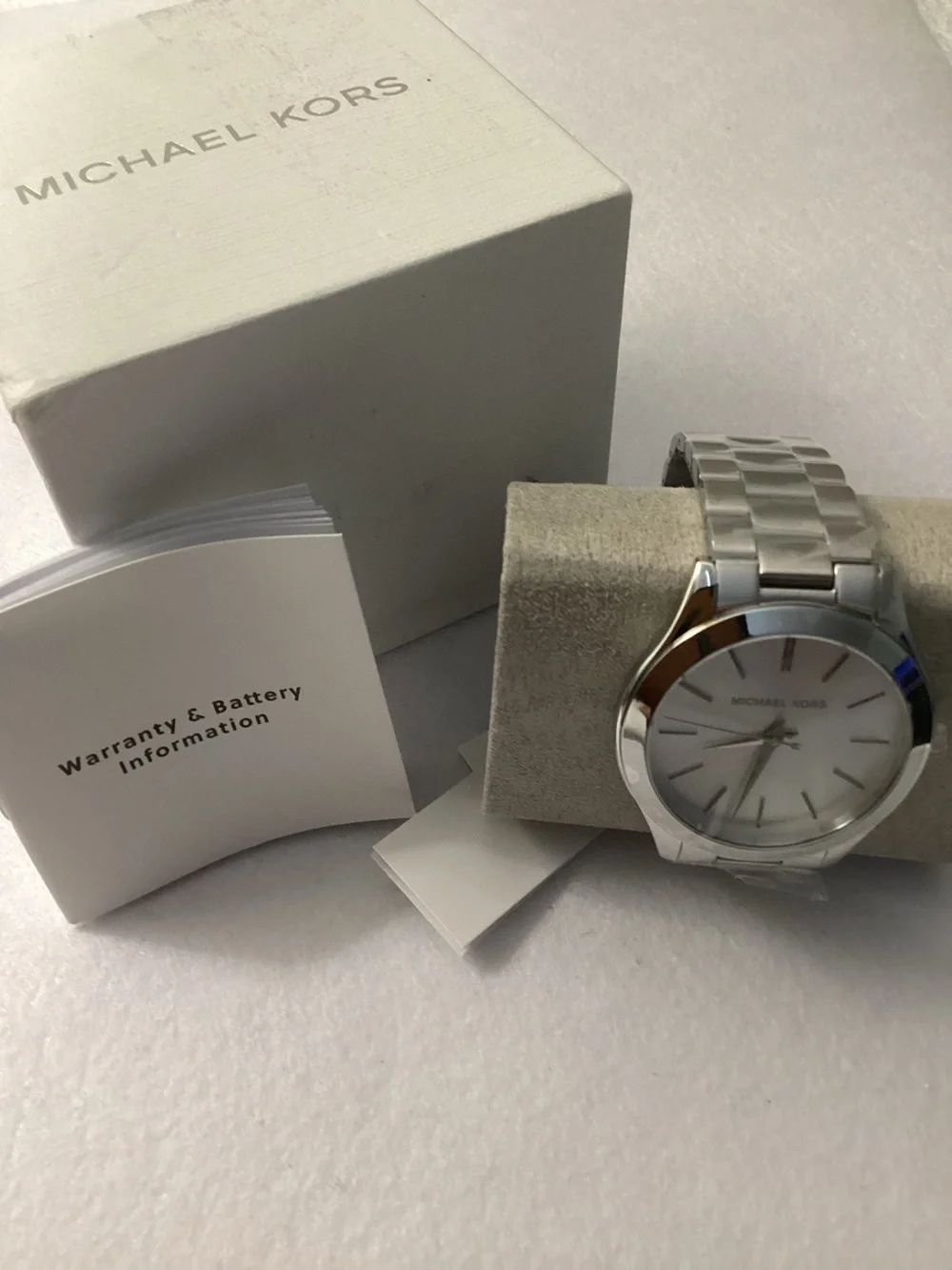 Michael Kors Unisex Slim Runway Stainless Steel Bracelet Watch 42mm